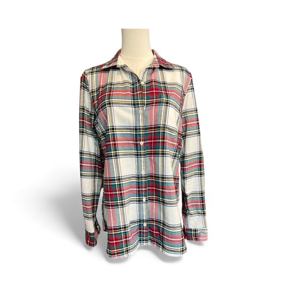 Banana Republic Tops - 🌈 EUC BANANA REPUBLIC Classic Fit Multi-Color Plaid Button-Down Shirt | Sz M